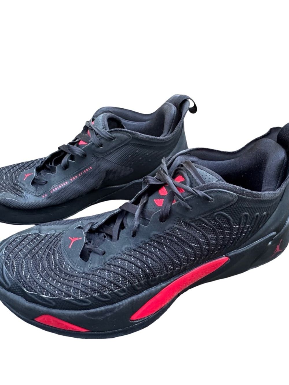 Jordan Luka 1 Bred Black Red Basketball Shoes Men’s 13 DN1772-060 No Insoles
